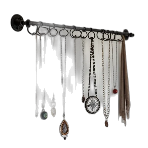 jewelry, staff, black, metal transparent PNG cut-out