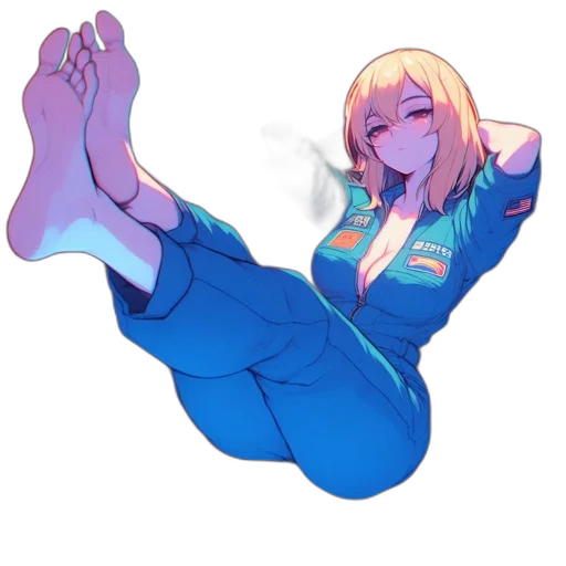 jacket, staff, shoes, robot transparent PNG cut-out