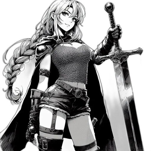 sword, weapon, staff, comic book art transparent PNG cut-out