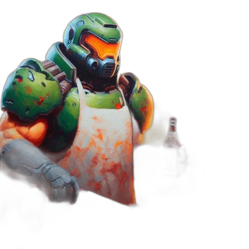 robot, bottle, weapon, dragon transparent PNG cut-out