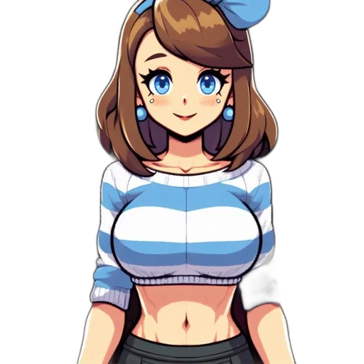 dress, staff, robot, pixel art transparent PNG cut-out