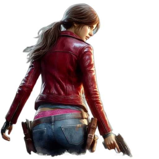 jacket, concept art, photorealistic, 3d render transparent PNG cut-out