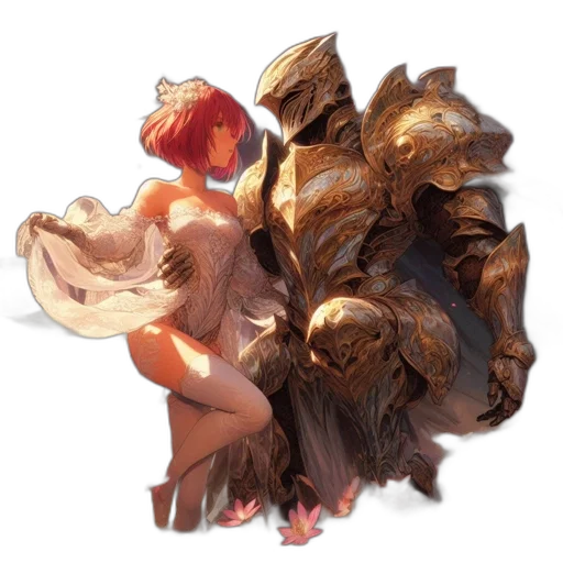 hair, mask, crown, dragon transparent PNG cut-out