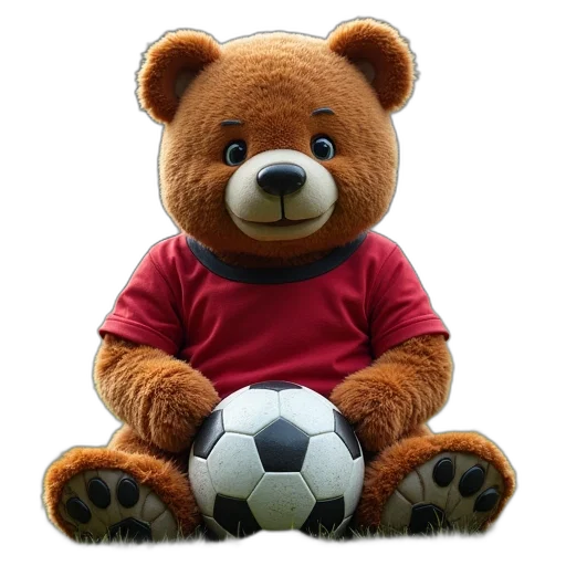 animal, bear, mascot, front transparent PNG cut-out