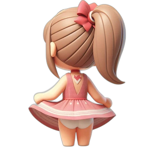 dress, staff, 3d render, concept art transparent PNG cut-out