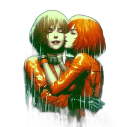 jacket, comic book art, cyberpunk, concept art transparent PNG cut-out
