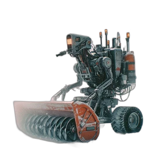 robot, weapon, car, furniture transparent PNG cut-out