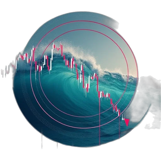 trading, graph, bearish, wave transparent PNG cut-out