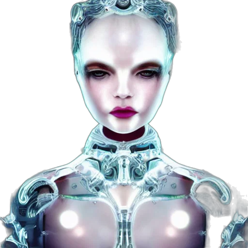 robot, face, jewelry, mask transparent PNG cut-out
