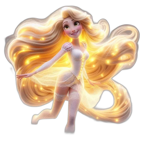 hair, dress, fantasy art, concept art transparent PNG cut-out