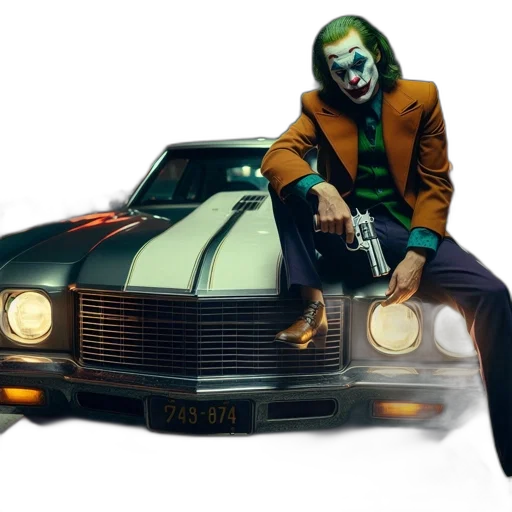 car, mask, concept art, comic book art transparent PNG cut-out