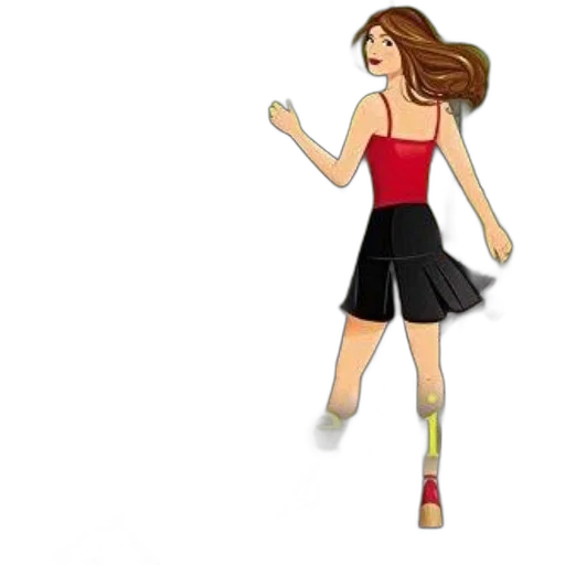 dress, cartoon, pixel art, concept art transparent PNG cut-out
