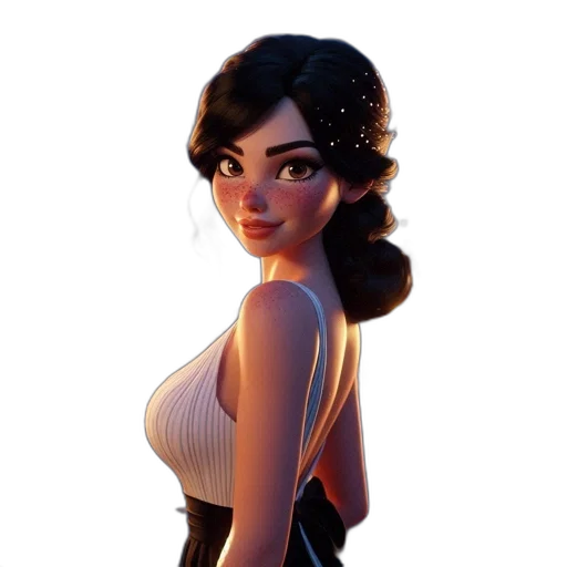 dress, face, crown, concept art transparent PNG cut-out