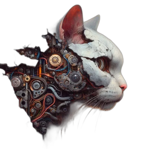 face, mask, robot, animal transparent PNG cut-out
