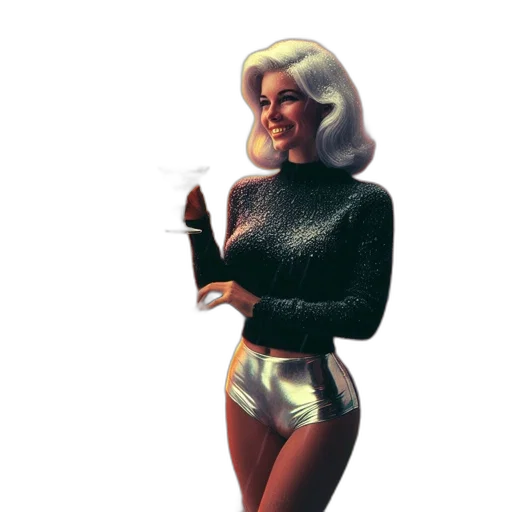 jacket, robot, dress, comic book art transparent PNG cut-out
