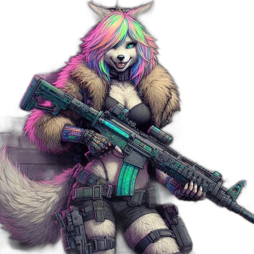 weapon, animal, jacket, creature transparent PNG cut-out