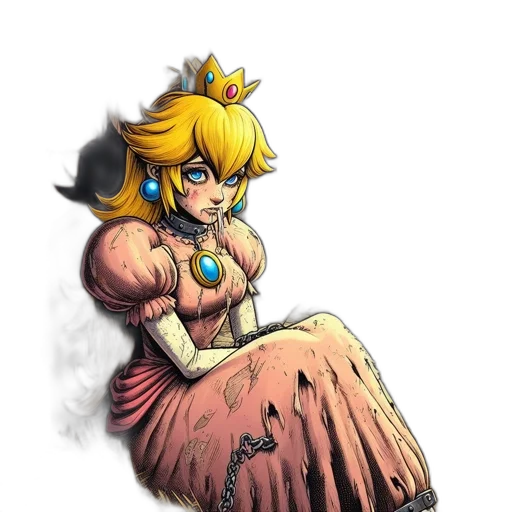 dress, crown, staff, jewelry transparent PNG cut-out