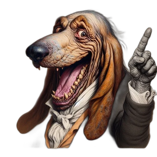 animal, creature, face, staff transparent PNG cut-out