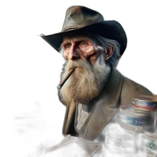 hat, bottle, face, jacket transparent PNG cut-out