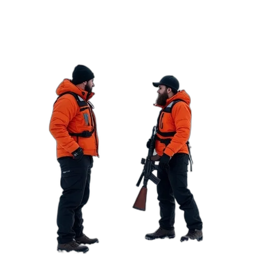 jacket, staff, weapon, concept art transparent PNG cut-out