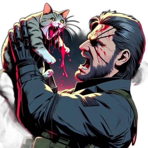 comic book art, concept art, anime, cyberpunk transparent PNG cut-out