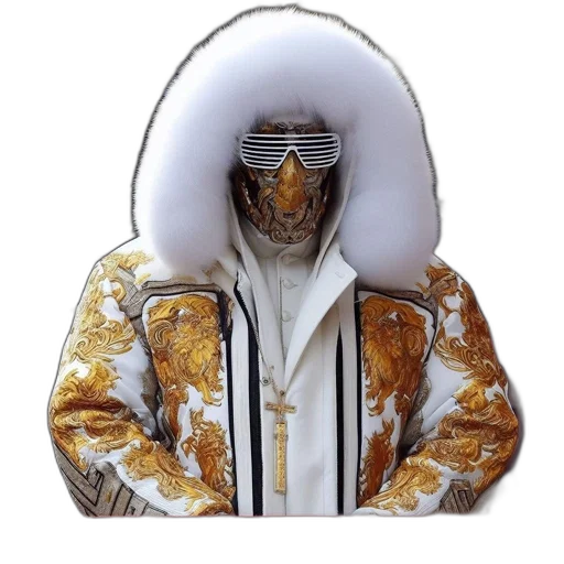 jacket, mask, face, hat transparent PNG cut-out