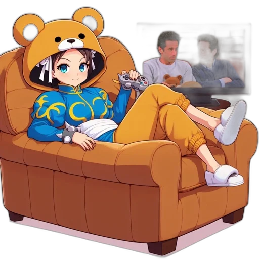 furniture, animal, creature, anime transparent PNG cut-out
