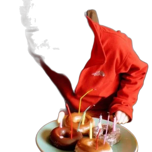 jacket, staff, food, weapon transparent PNG cut-out