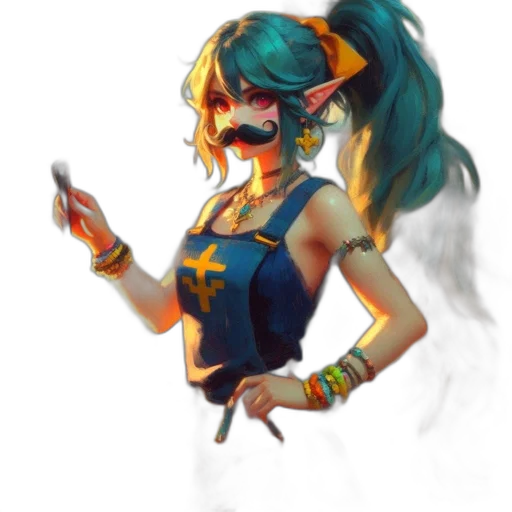 mask, staff, weapon, dress transparent PNG cut-out