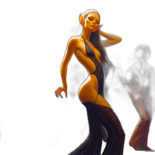 creature, concept art, fantasy art, 3d render transparent PNG cut-out