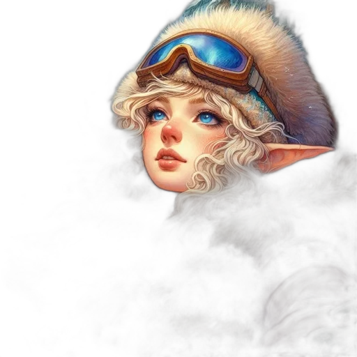 hat, face, staff, mask transparent PNG cut-out