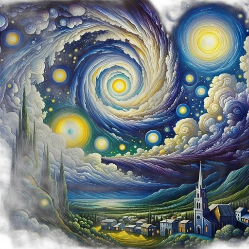 fantasy art, oil painting, watercolor, concept art transparent PNG cut-out