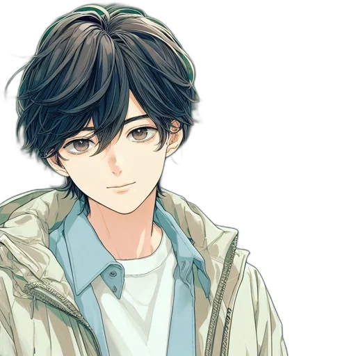 face, anime, pixel art, photorealistic transparent PNG cut-out