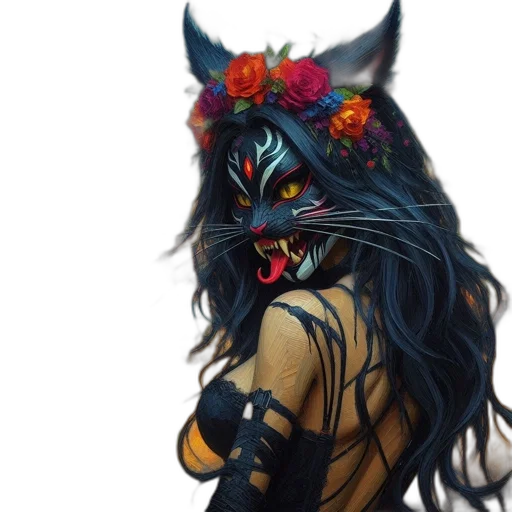 mask, creature, fantasy art, concept art transparent PNG cut-out