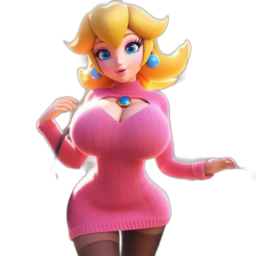 dress, 3d render, concept art, pixel art transparent PNG cut-out