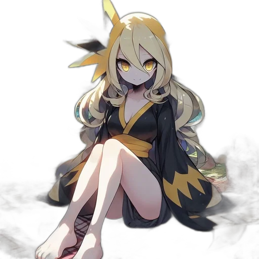 dragon, dress, mask, staff transparent PNG cut-out