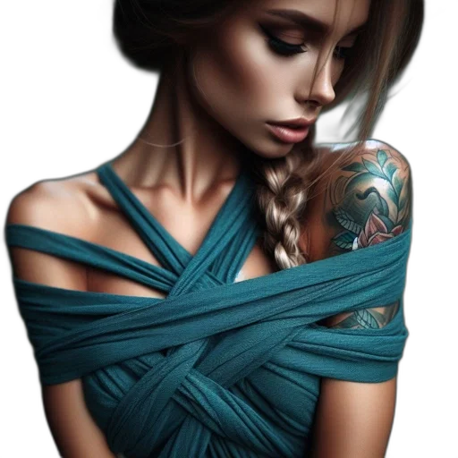 dress, jewelry, face, dragon transparent PNG cut-out