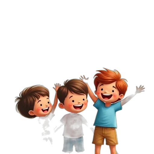 cartoon, 3d render, concept art, photorealistic transparent PNG cut-out