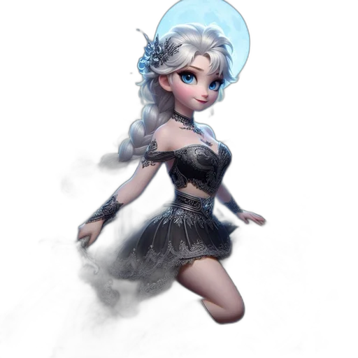 dress, staff, fantasy art, concept art transparent PNG cut-out