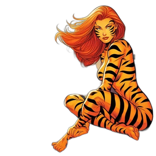 comic book art, concept art, fantasy art, cartoon transparent PNG cut-out
