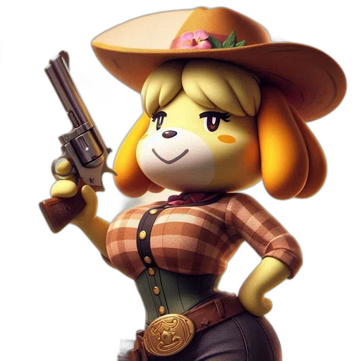 weapon, animal, hat, staff transparent PNG cut-out