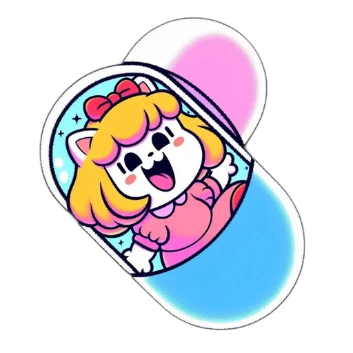 staff, vaporwave, pixel art, anime transparent PNG cut-out