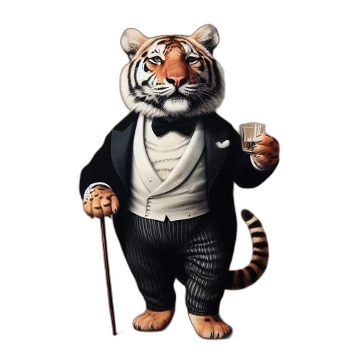 staff, animal, concept art, 3d render transparent PNG cut-out