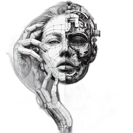 mask, face, robot, jewelry transparent PNG cut-out