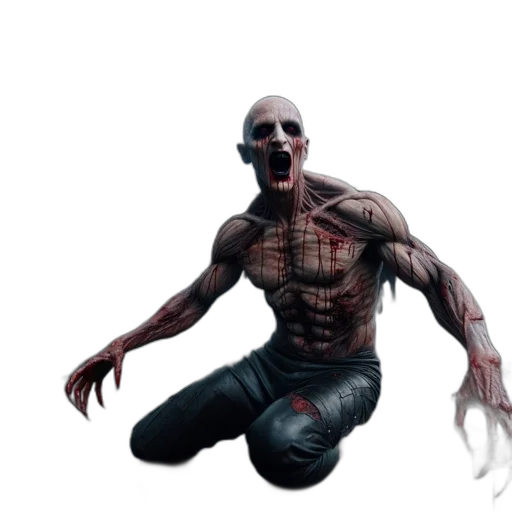 creature, concept art, 3d render, comic book art transparent PNG cut-out