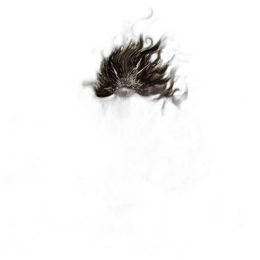 hair, mask, crown, face transparent PNG cut-out