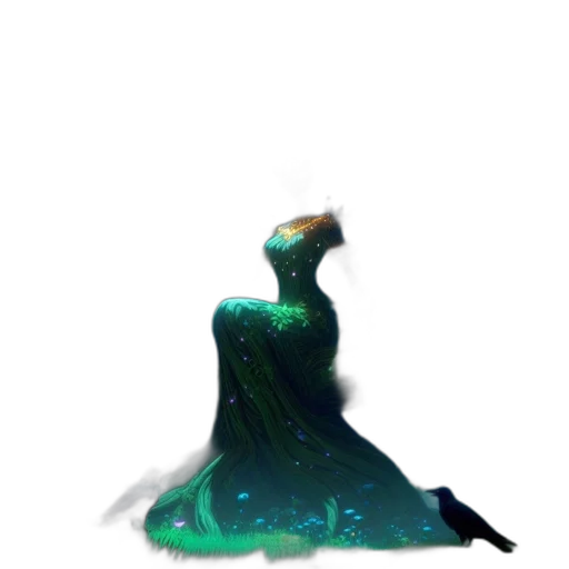 dress, crown, creature, bottle transparent PNG cut-out