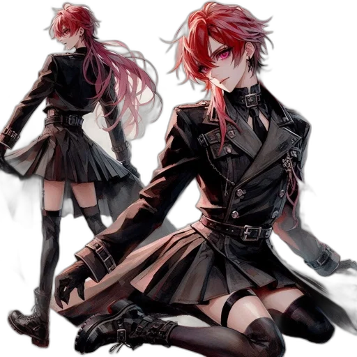 staff, weapon, sword, jacket transparent PNG cut-out