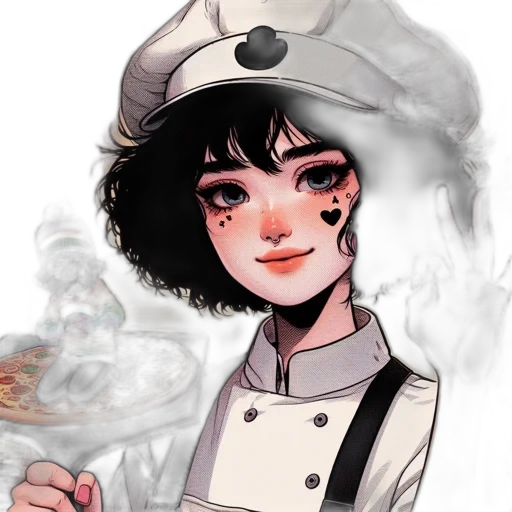food, staff, face, hat transparent PNG cut-out