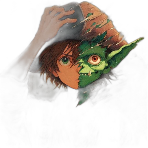 mask, face, hat, creature transparent PNG cut-out